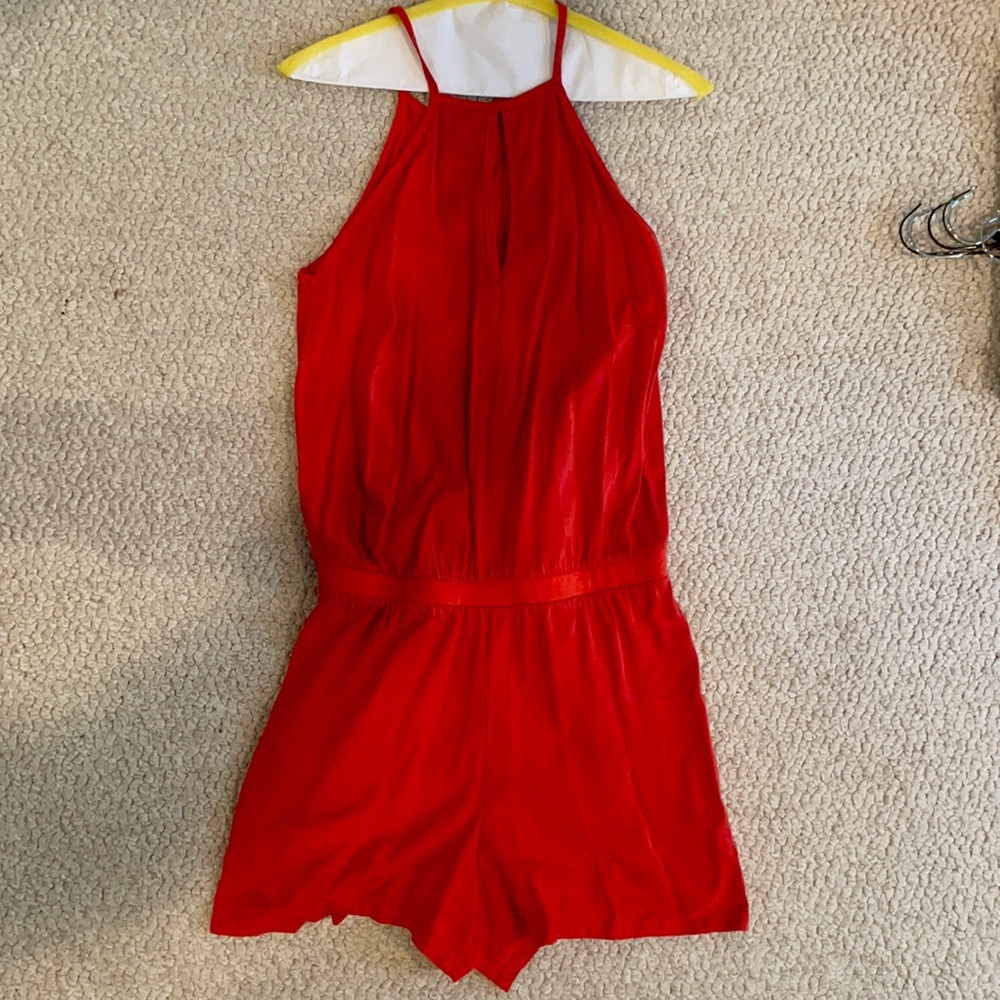 Project Social T Orange Romper